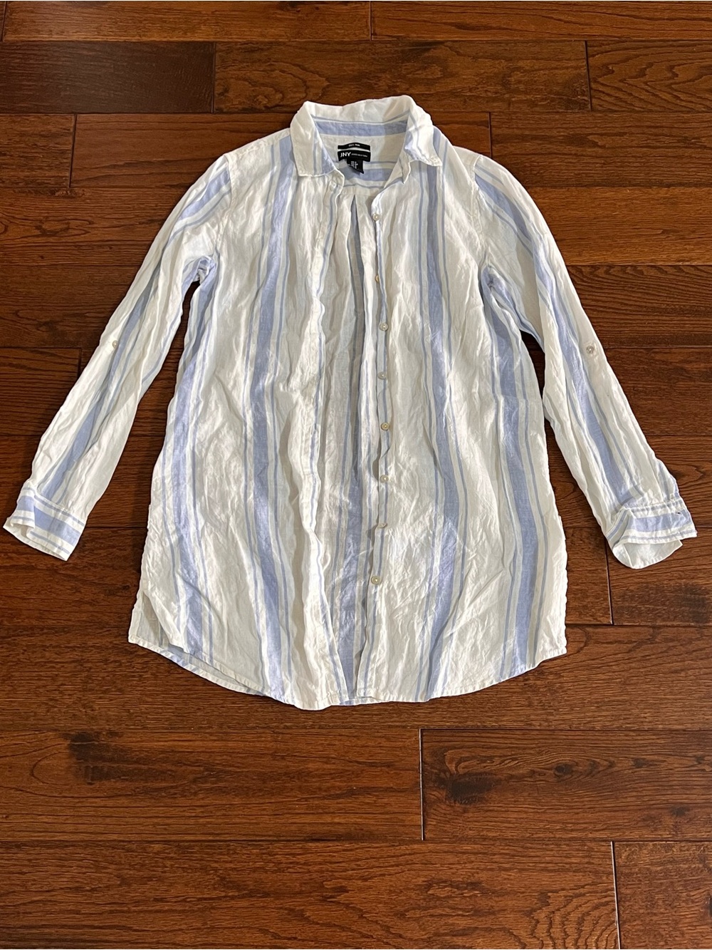 Jones New York Women’s Linen Button Down SzS